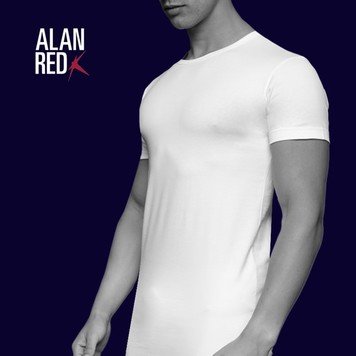 discretie Banzai Versterken ALAN RED T-Shirt Wit Stretch R-Hals | 6680 OTTAWA - De Man Mode & Jeans